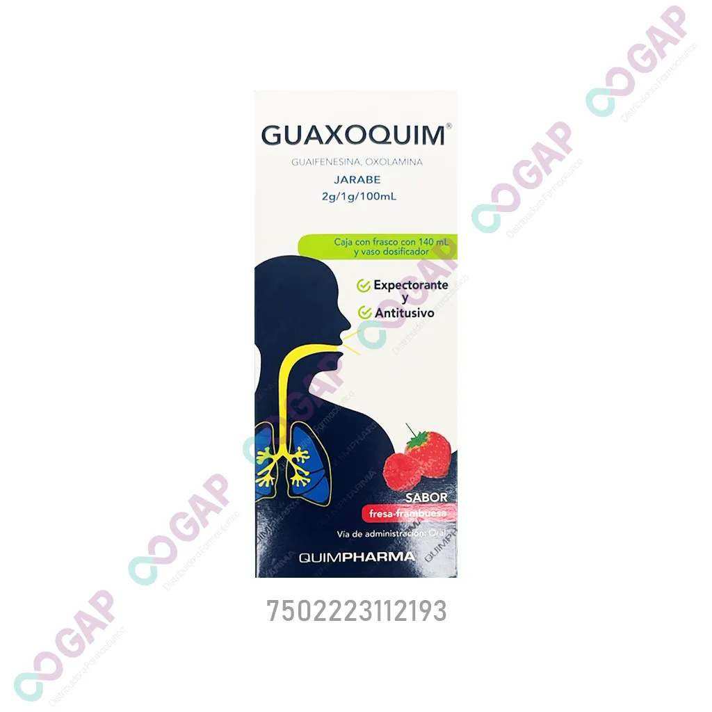 GE GUAIFENESINA/OXOLAMINA GUAXOQUIM JARABE 140 ML