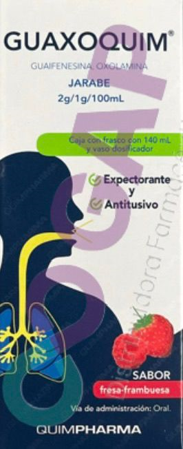GE GUAIFENESINA/OXOLAMINA GUAXOQUIM JARABE 140 ML