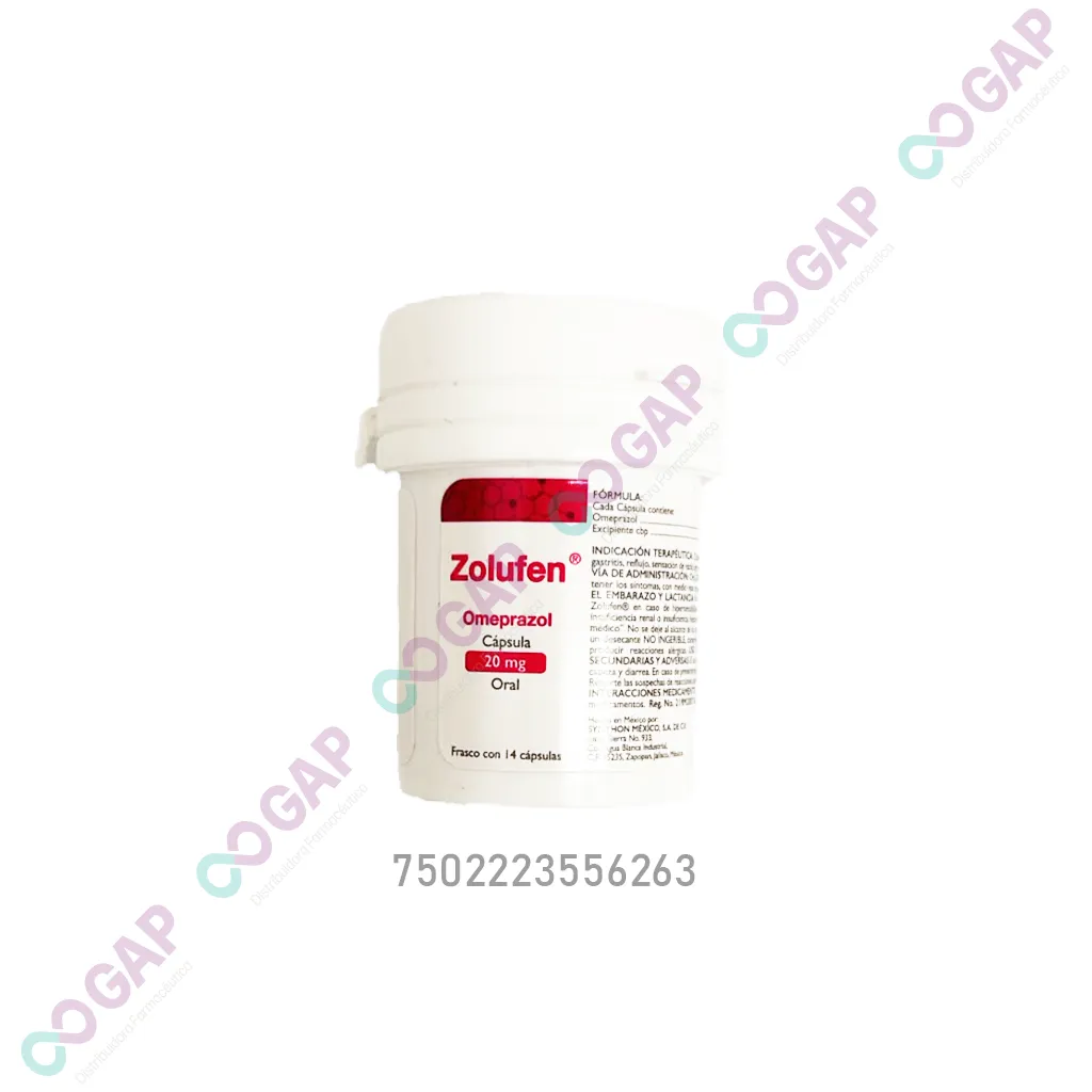 GE OMEPRAZOL ZOLUFEN 20 MG 14 CAPSULAS