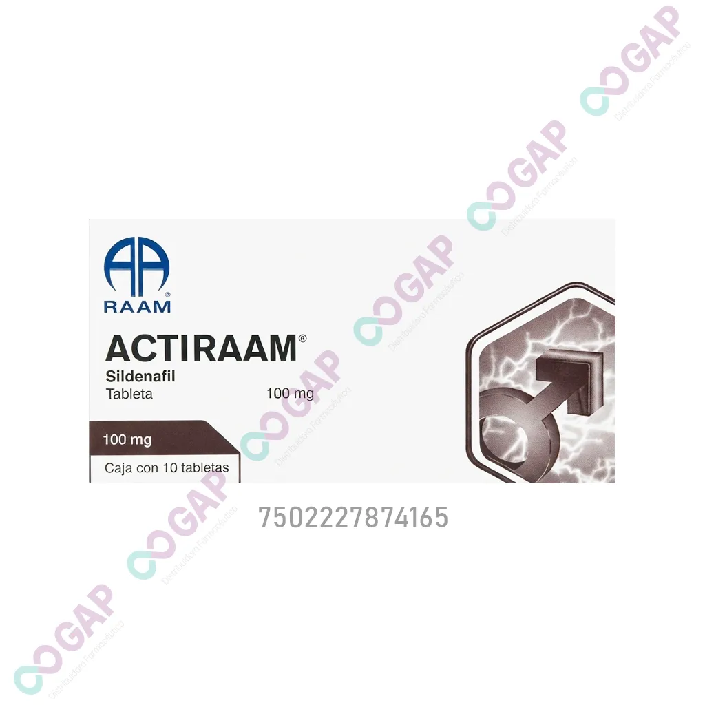 GE SILDENAFIL 100MG C/10 TAB ACTIRAAM