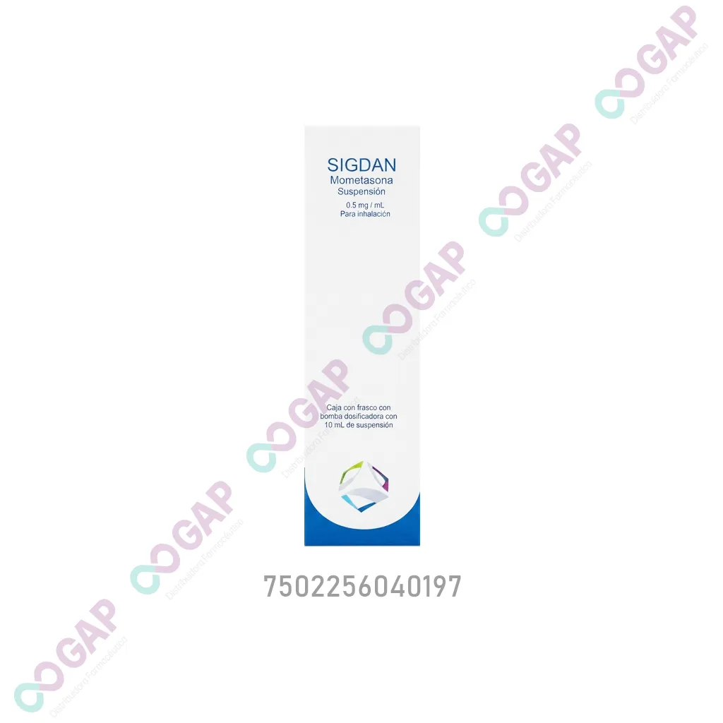 GE MOMETASONA SIGDAN SUSP INHALACION 0.5MG/ML 60 DOSIS FCO 10 ML