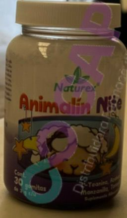 ANIMALIN NITE FCO C/50 GOMITAS