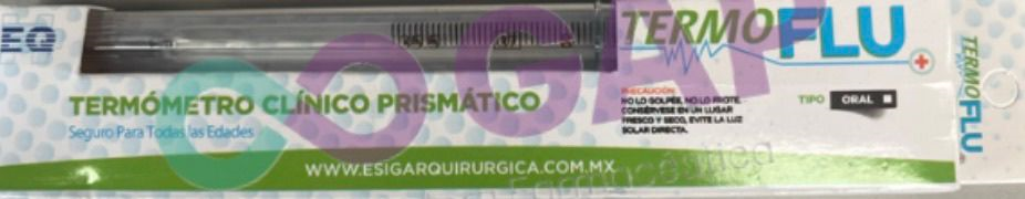 TERMOMETRO TERMO FLU DE MERCURIO ORAL 1 PZA