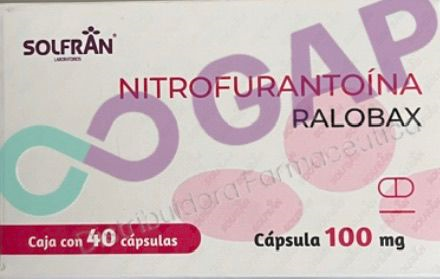 GE NITROFURANTOINA RALOBAX 100 MG 40 CAPSULAS