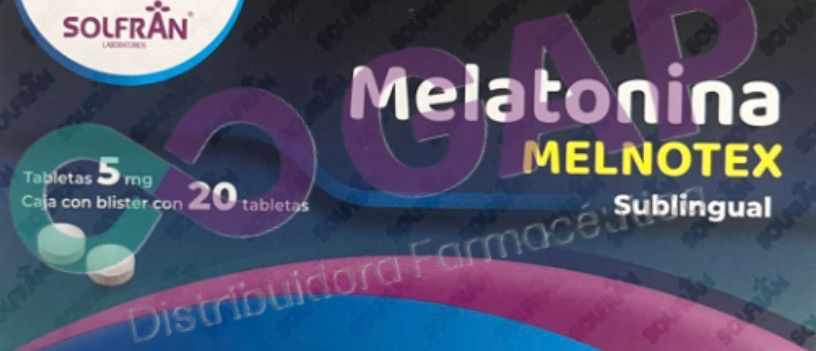GE MELATONINA 5MG C/20 TAB SUBLINGUAL MELNOTEX
