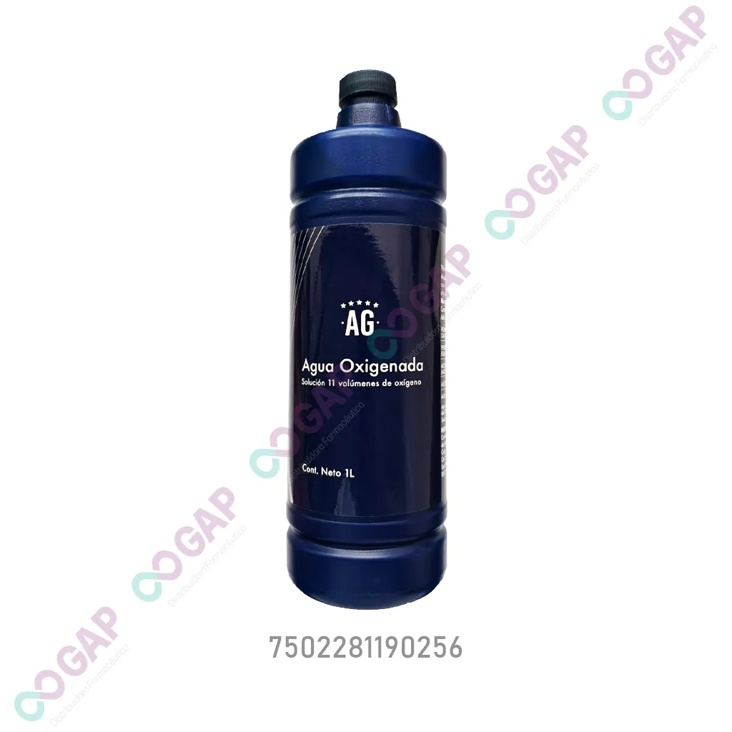 AGUA OXIGENADA AG SOL AL 3.5% FCO 1000 ML