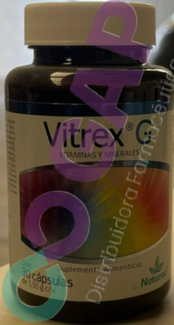 VITREX G VITAMINAS Y MINERALES 30 CAPSULAS