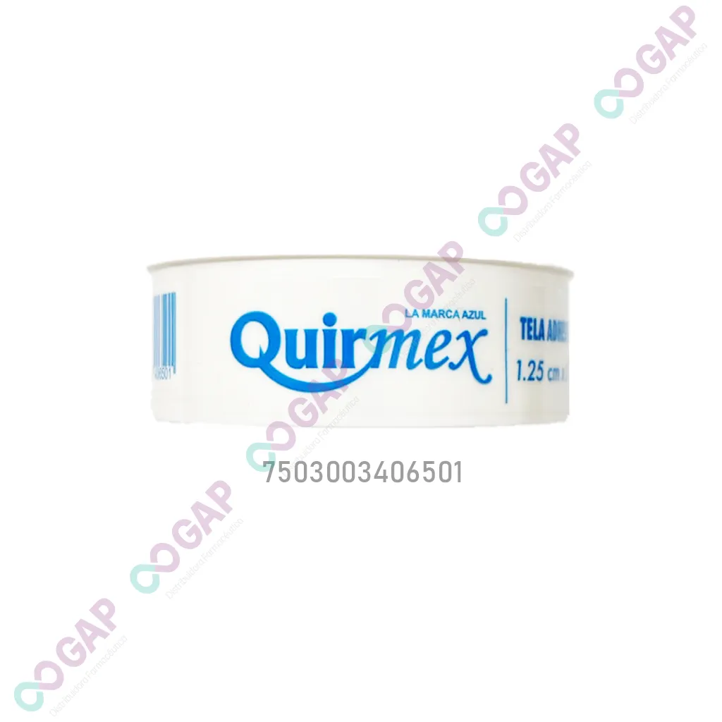 TELA ADHESIVA QUIRMEX 1.25CMx5M 1 PZS