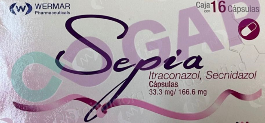 GE ITRACONAZOL/SECNIDAZOL SEPIA 16 CAPSULAS