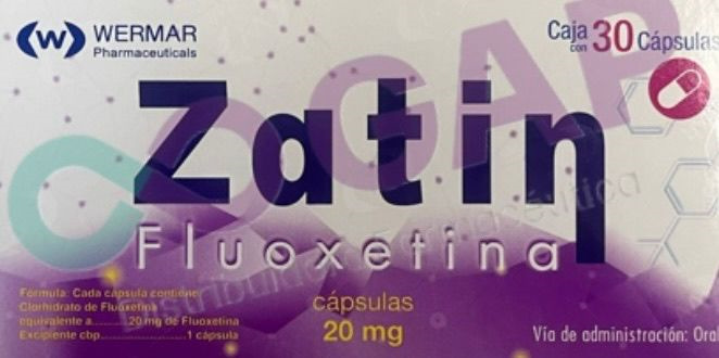 GE FLUOXETINA ZATIN 20 MG 30 CAPSULAS