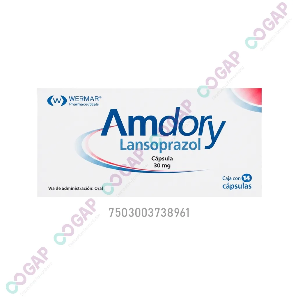 GE LANSOPRAZOL AMDORY 30 MG 14 CAPSULAS