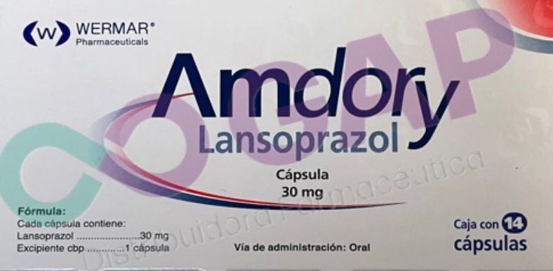 GE LANSOPRAZOL AMDORY 30 MG 14 CAPSULAS