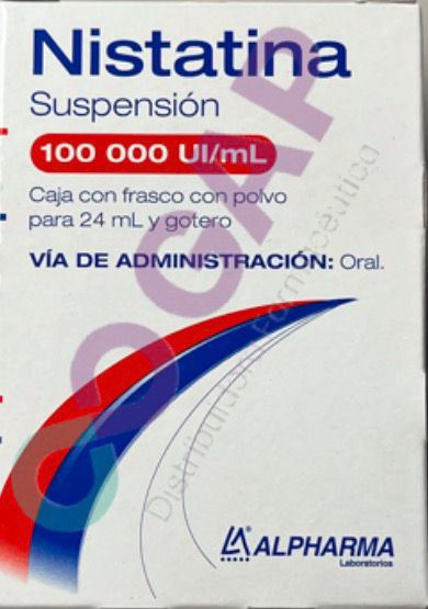 GE NISTATINA SUSP ALPHARMA 100 000UI/ML 24 ML