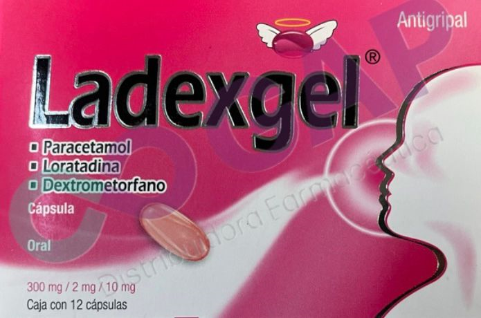GE PARACE/DEXTRO/LORATA LADEXGEL PROGE 300/10/2MG 12 CAPSULAS