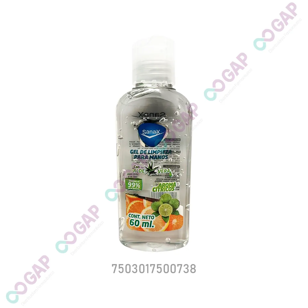 GEL ANTIBACTERIAL SANAX 70% FCO 60 ML