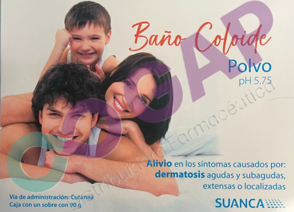 BAÑO COLOIDE SUANCA SOBRE CON 90 G