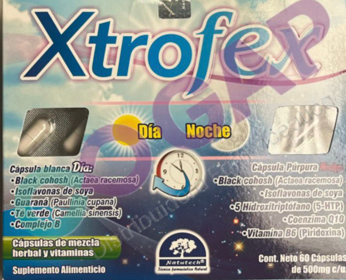 XTROFEX DIA-NOCHE 60 CAPSULAS 500 MG