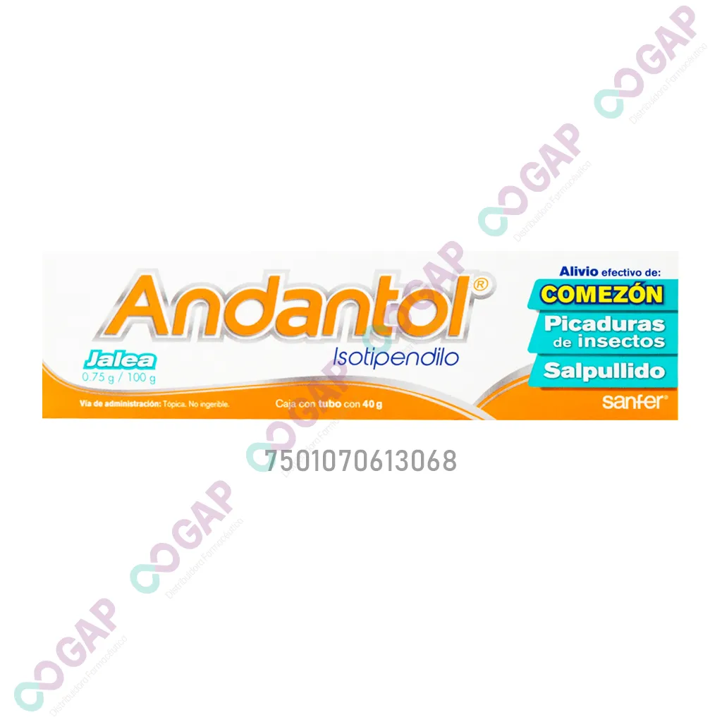 ANDANTOL JALEA TUBO 40 G