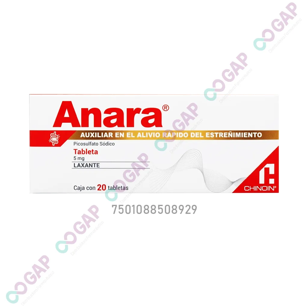 ANARA 5 MG 20 TABLETAS