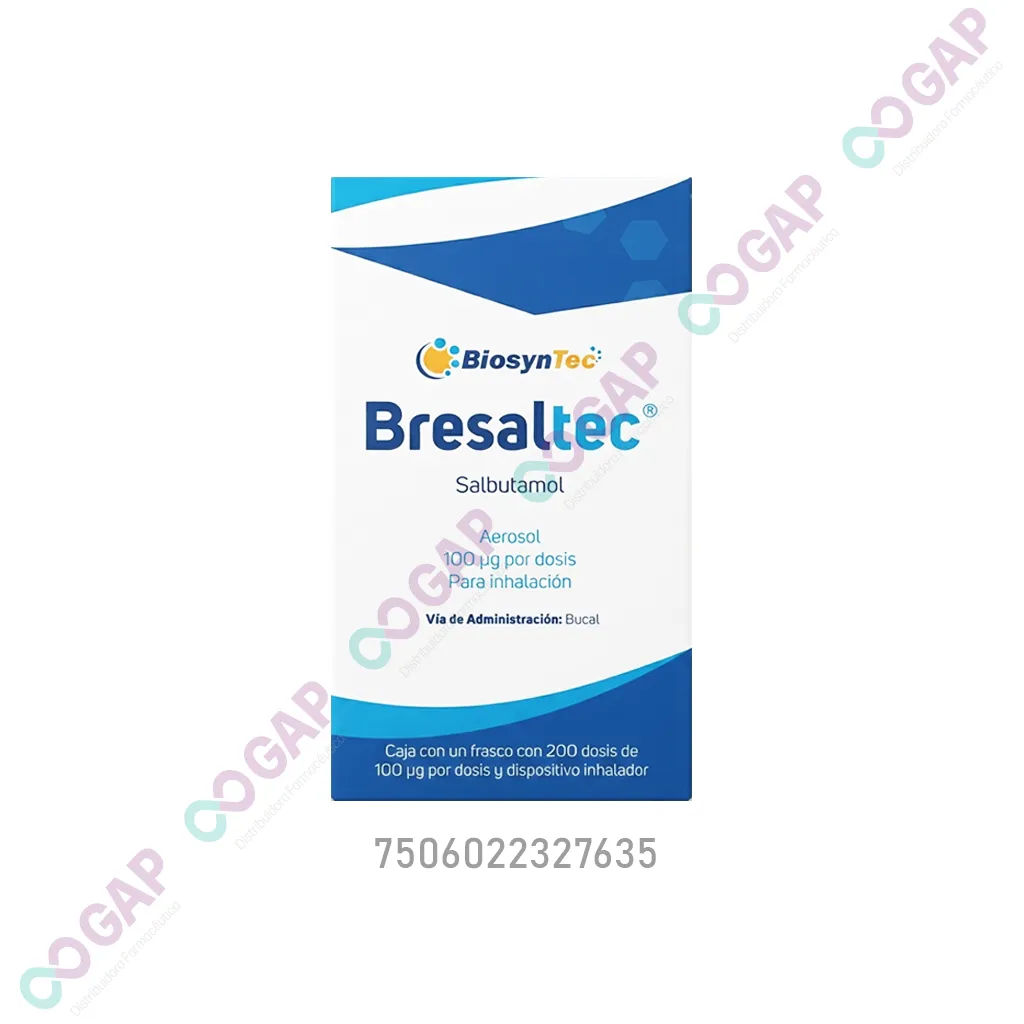GE SALBUTAMOL 20.0 MG 100 UG   AEROSOL 200 DOSIS BRESALTEC