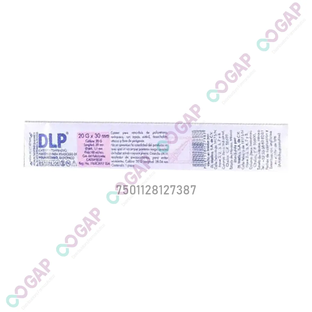 CATETER DLP 20GX30MM ROSA