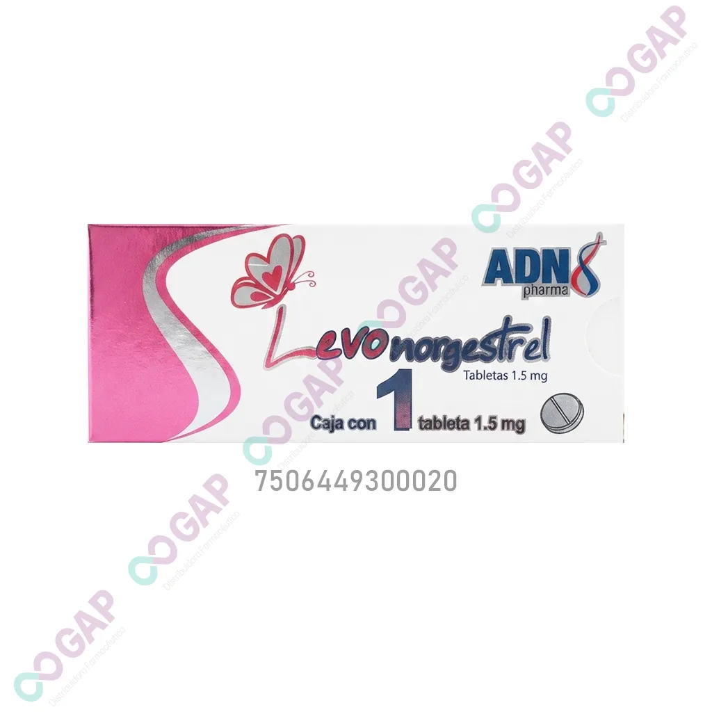 GE LEVONORGESTREL ADN 1.5 MG 1 TABLETA