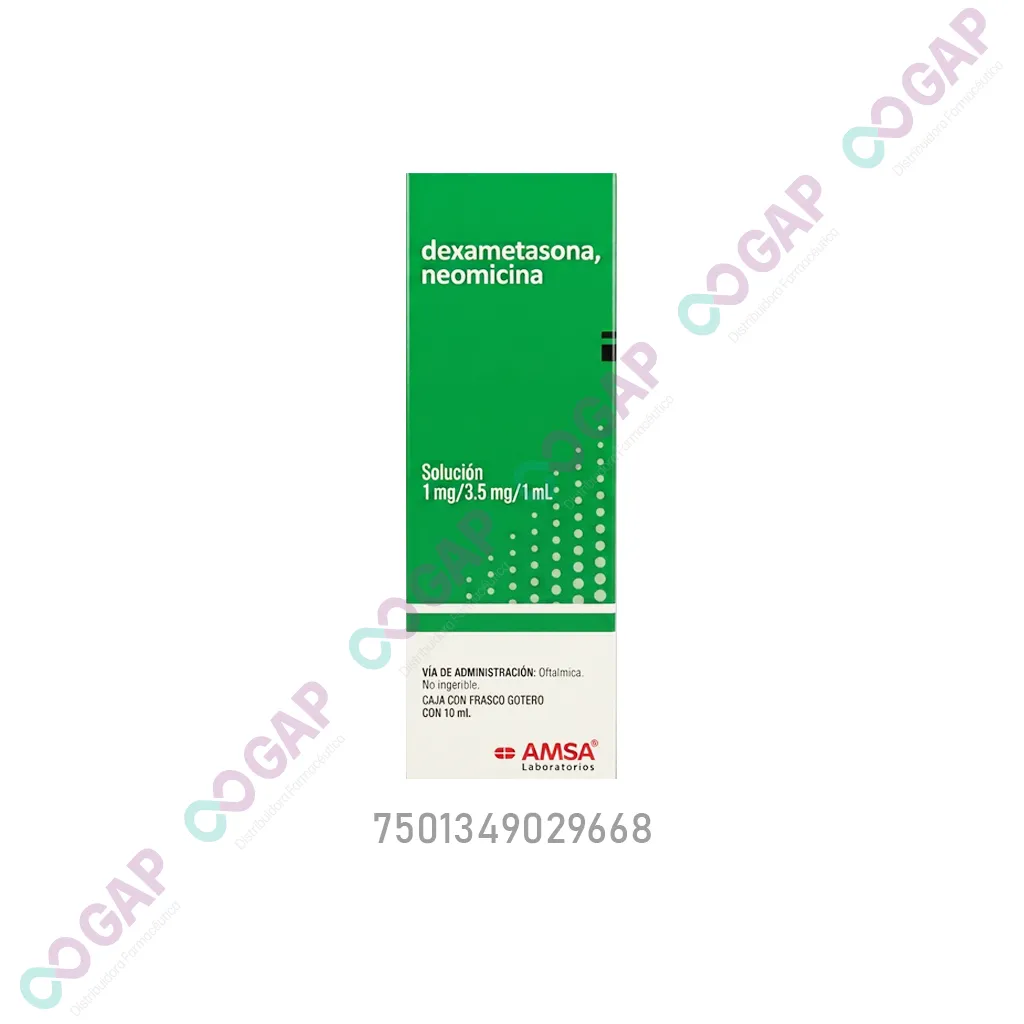 GE DEXAMETASONA/NEOMICINA AMSA GOTAS OFTALMICAS 10 ML