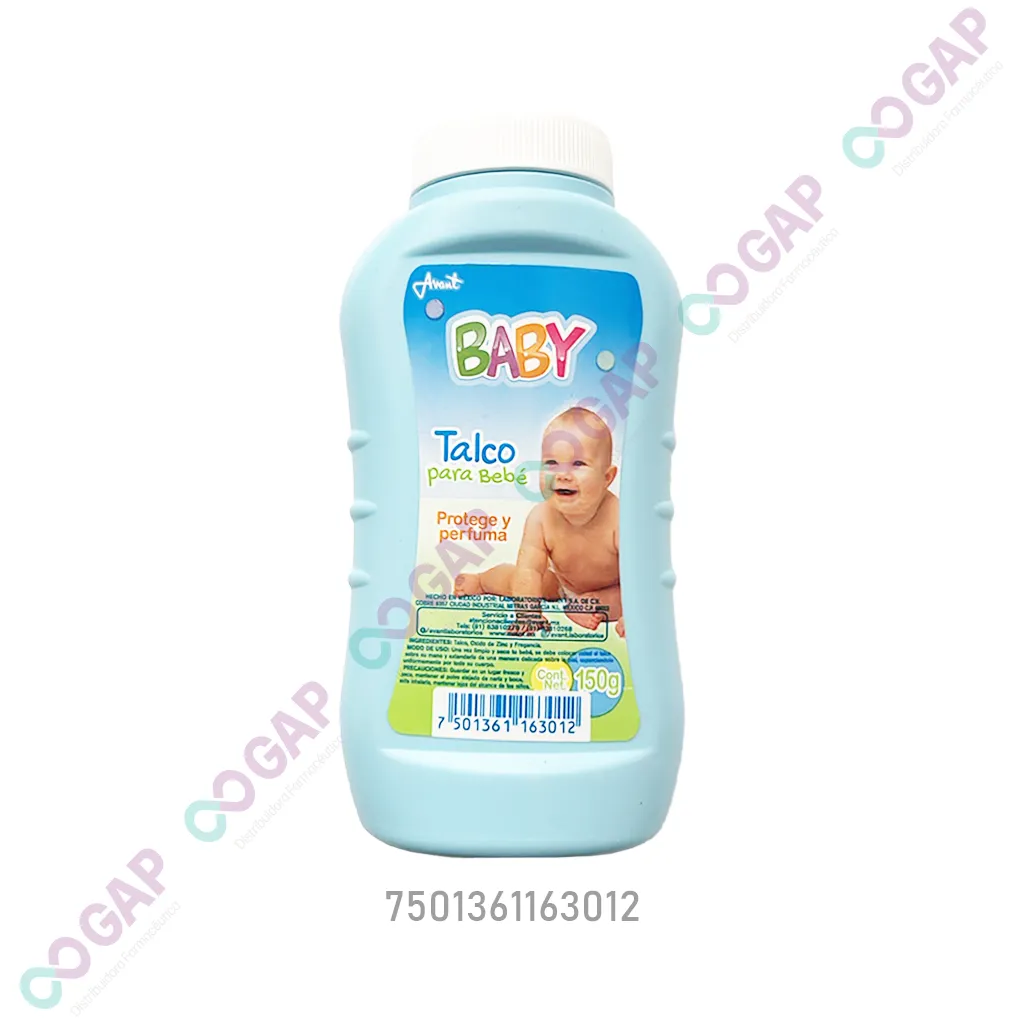 TALCO PAPA BEBE AZUL FCO 150 G