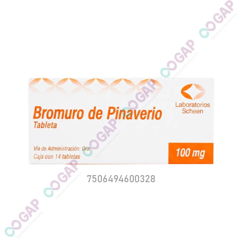 GE BROMURO DE PINAVERIO 100MG C/14 TAB LAB SCHOEN