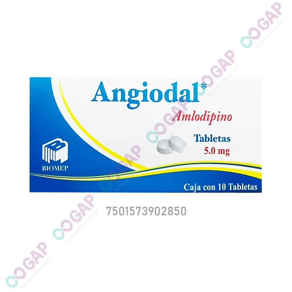 AMLODIPINO 5.0MG C/10 TAB ANGIODAL