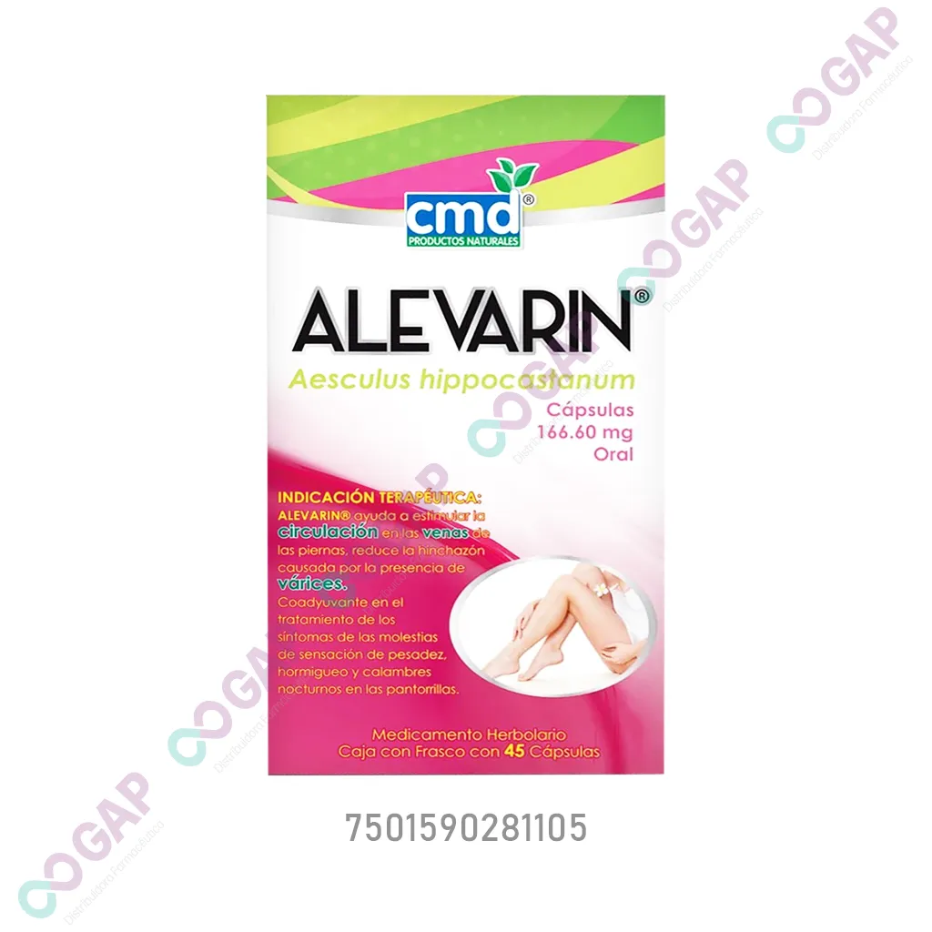 ALEVARIN CMD 166.60 MG 45 CAPSULAS