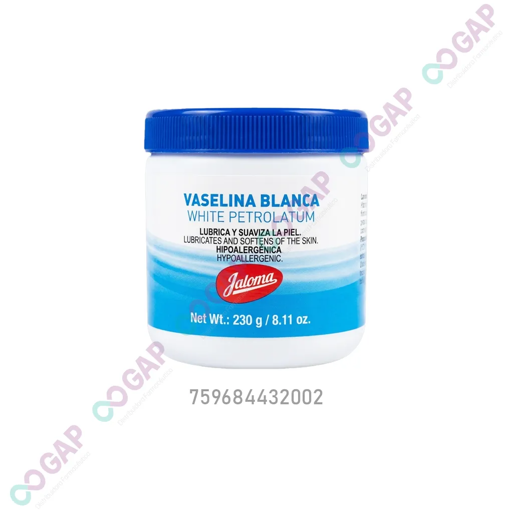 VASELINA BLANCA JALOMA TARRO 230 G