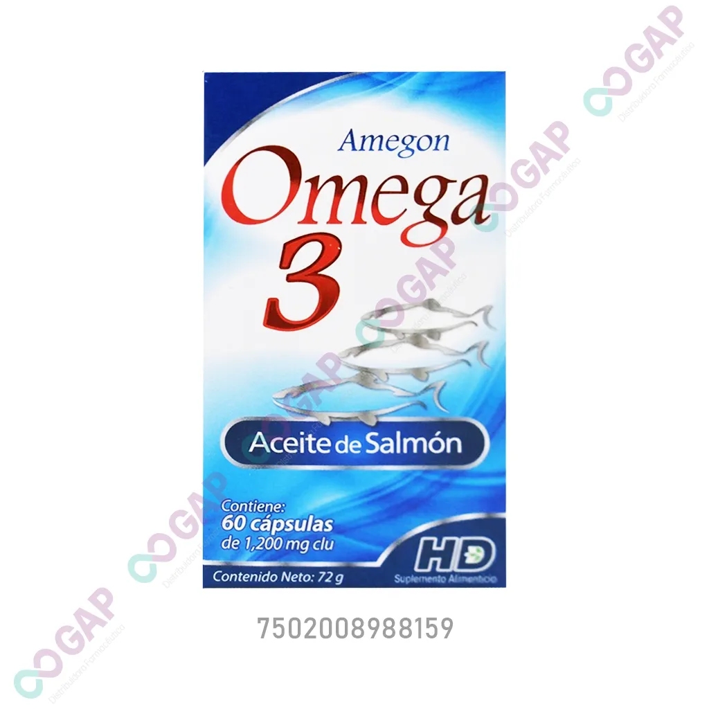 AMEGON OMEGA 3 C/60 CAPS 1200 MG