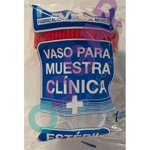 VASO RECOLECTOR P/MUESTRAS MEDIMAZ ESTERIL 100 ML