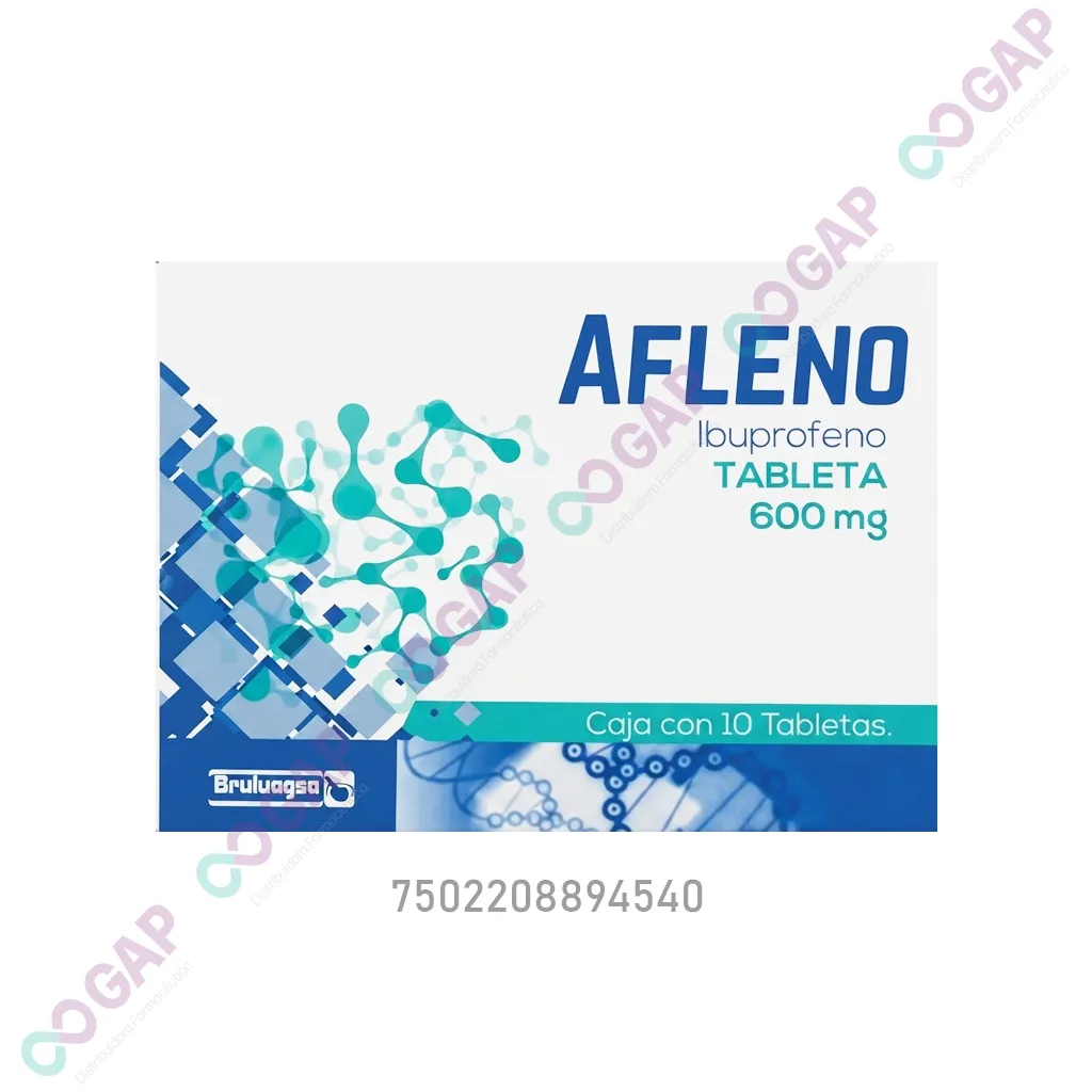 GE IBUPROFENO 600MG C/10 TAB AFLENO