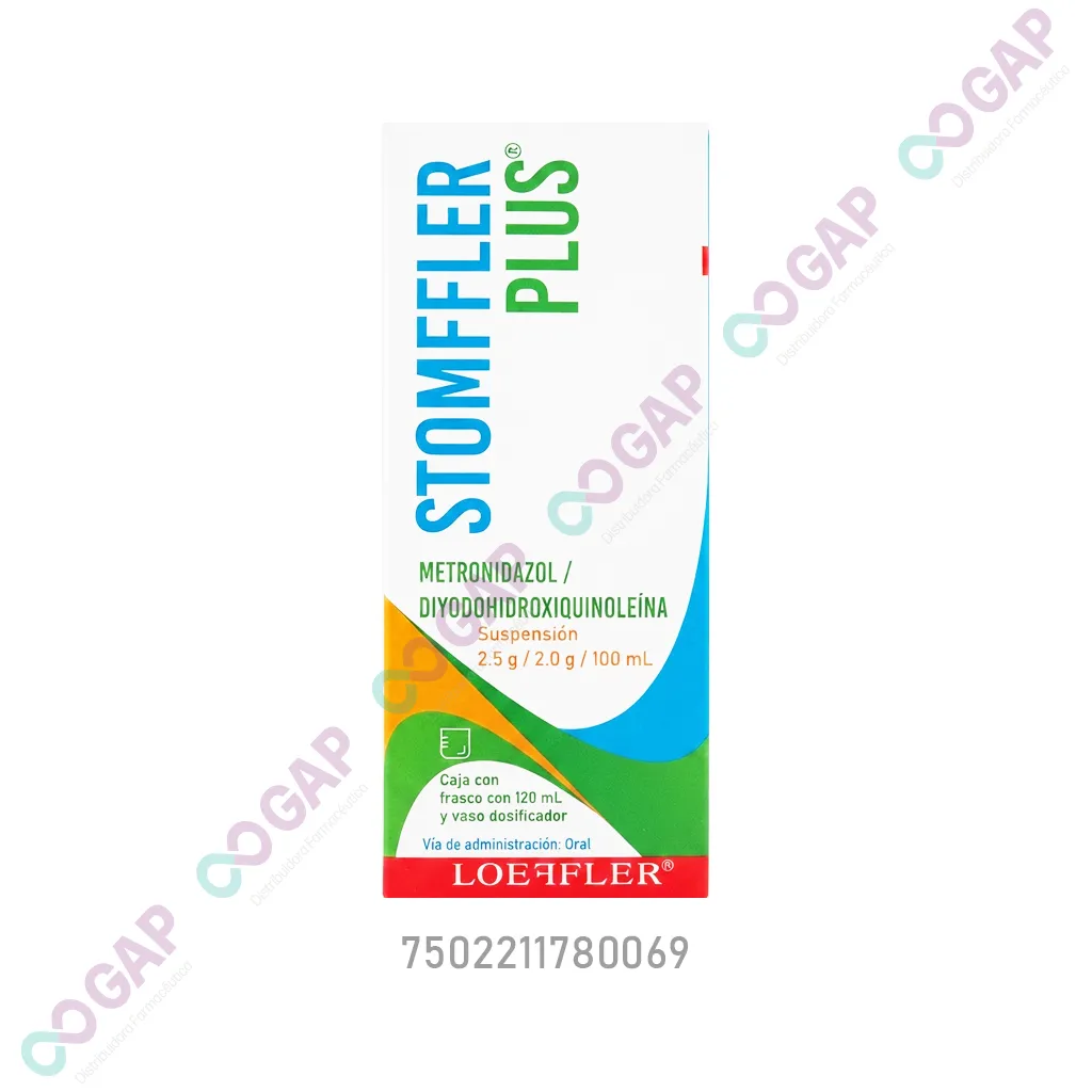 GE METRONIDAZOL/DIYODO SUP 2.5G/2.0G/100ML C/120ML STOMFFLER PLUS