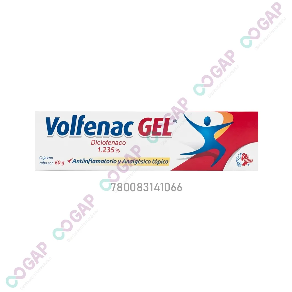 GE DICLOFENACO VOLFENAC GEL 1.235% TUBO 60 G