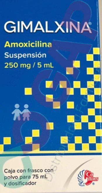 GE AMOXICILINA GIMALXINA 250 MG SUSP 75 ML