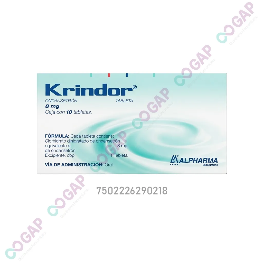 GE ONDANSETRON 8MG C/10 TAB KRINDOR