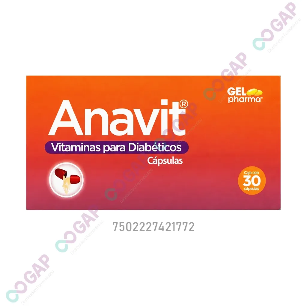 ANAVIT DIABETICOS C/30 CAPSULAS