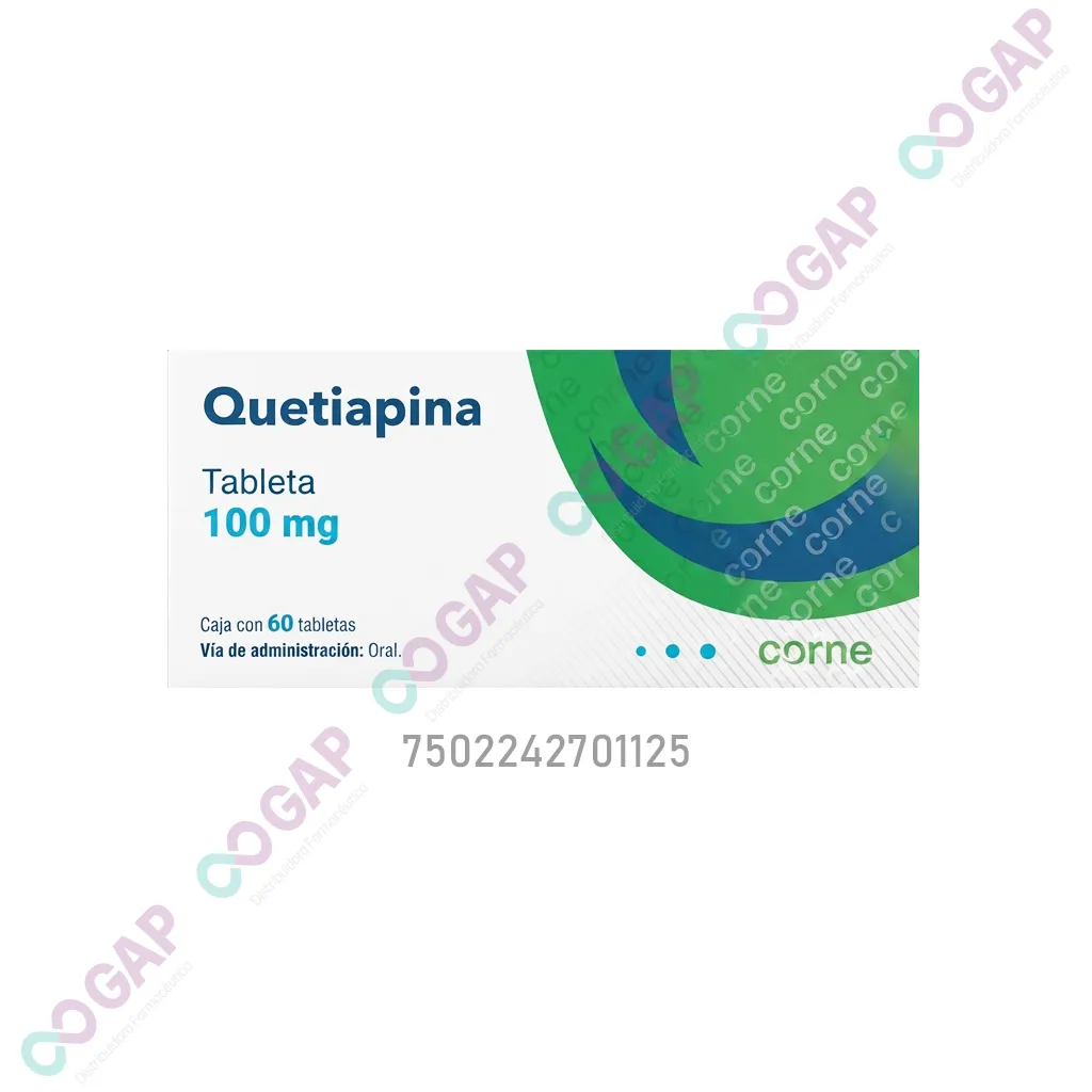 GE QUETIAPINA 100MG C/60 TAB CORNE