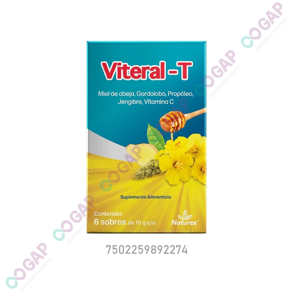 VITERAL TE C/6 SOBRES 10 G