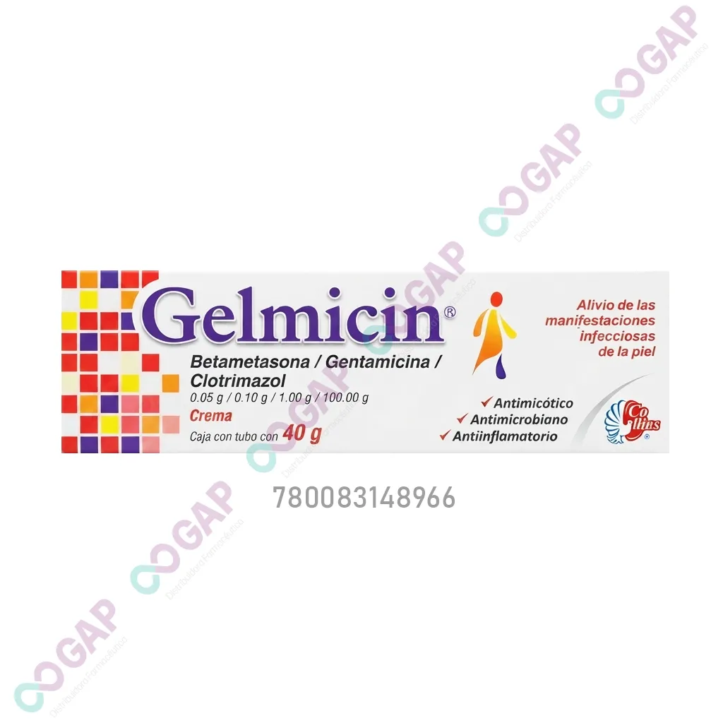 GE BETAM/GENT/CLOTRI GELMICIN CREMA 40 G