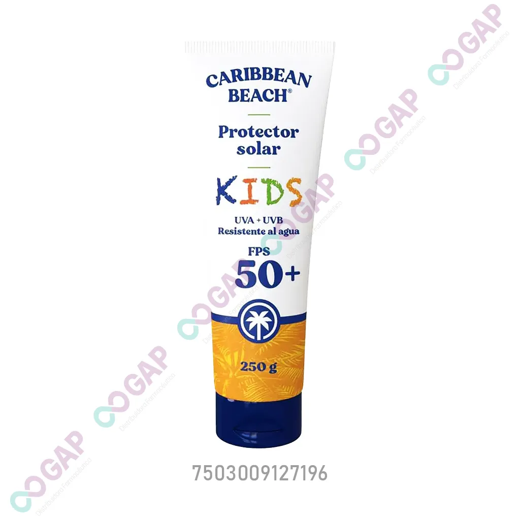 BLOQUEADOR SOLAR CARIBBEAN BEACH KIDS FPS50+ 250 G