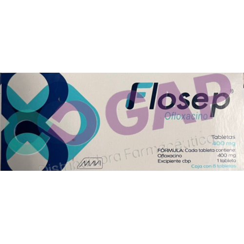 GE OFLOXACINO FLOSEP 400 MG 8 TABLETAS