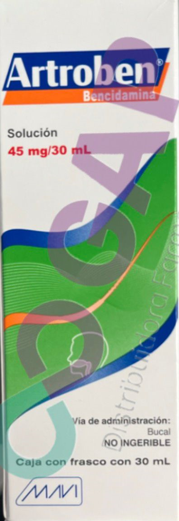 GE BENCIDAMINA ARTROBEN SOL 45MG/30 ML SPRAY BUCAL