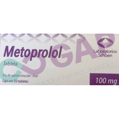 GE ME TOPROLOL 100MG C/20 TAB SCHOEN