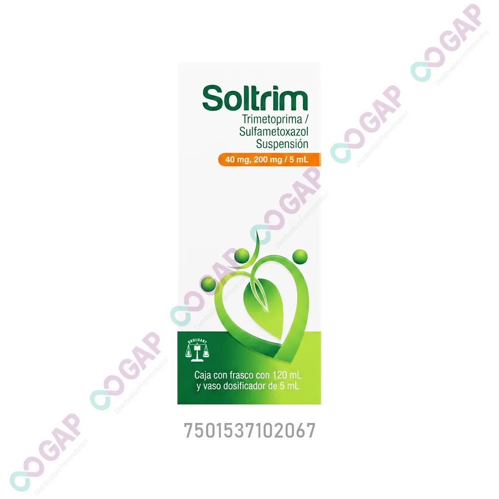GE TRIMETOPRIMA/SULFAMETOXAZOL SOLTRIM SUSP FCO120 ML 40/200MG /5ML