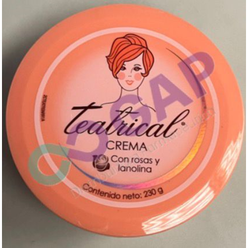 CREMA TEATRICAL TARRO 230 G ROSAS Y LANOLINA
