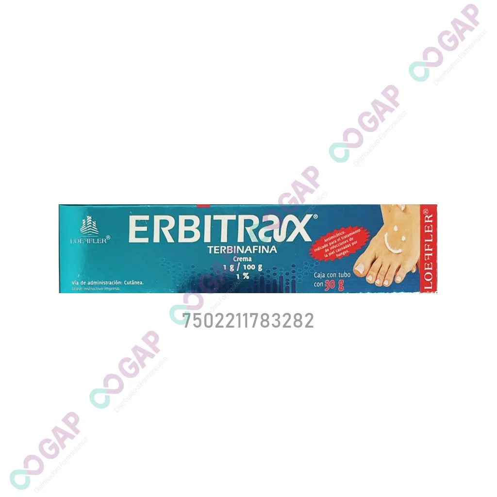 GE TERBINAFINA ERBITRAX CREMA 1G/100G 1% TUBO 30G